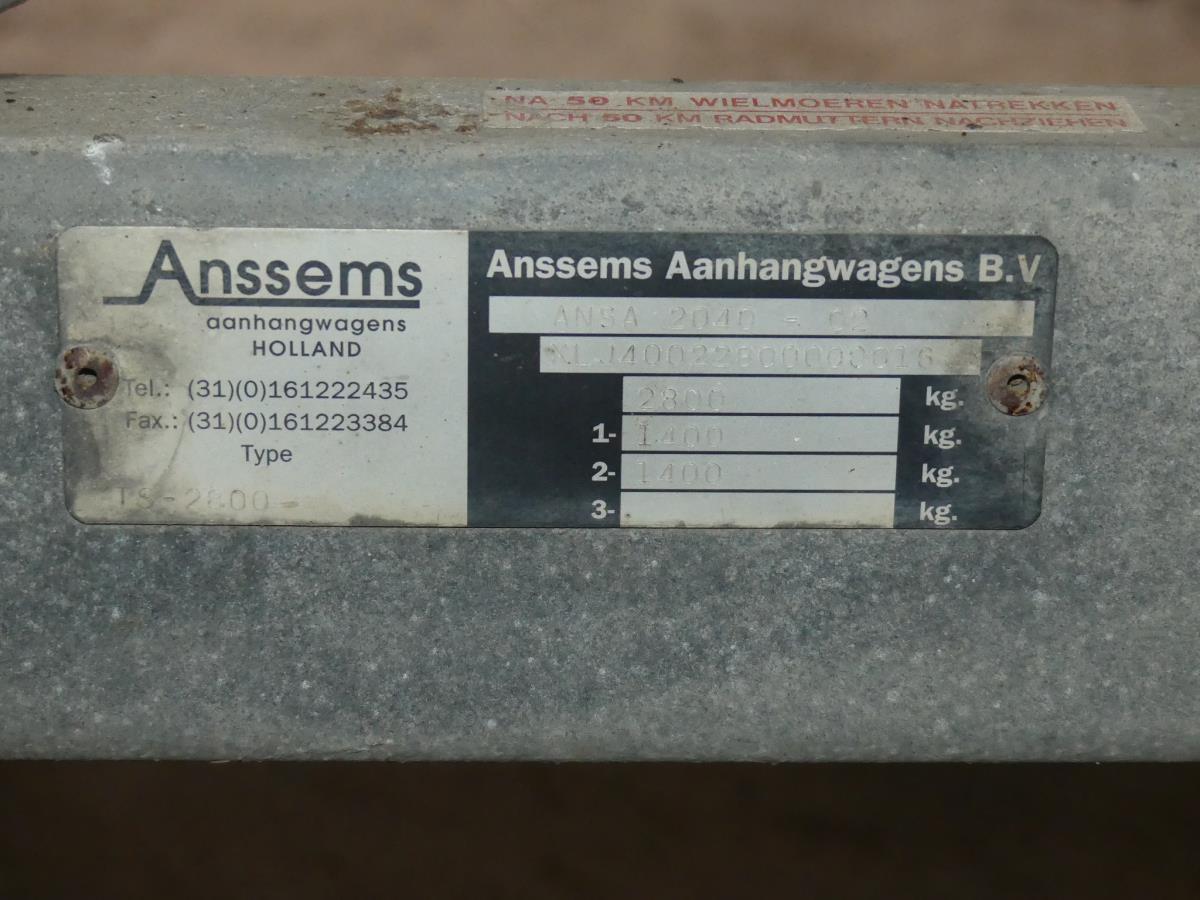 Anssems Machine transporter 