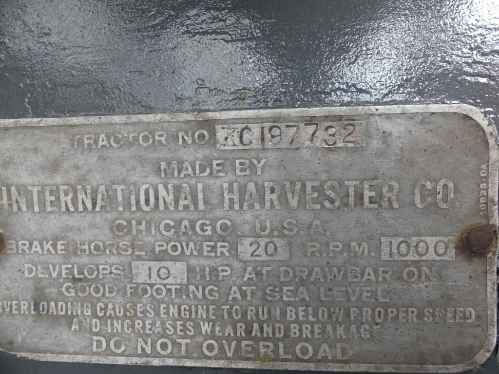 MC Cormick Deering 10/20 