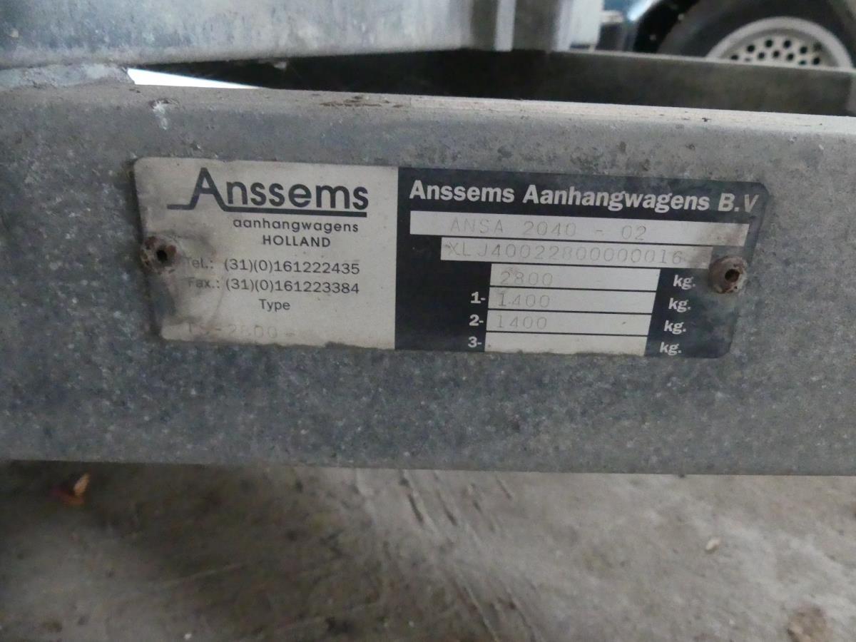 Anssems Machine transporter 