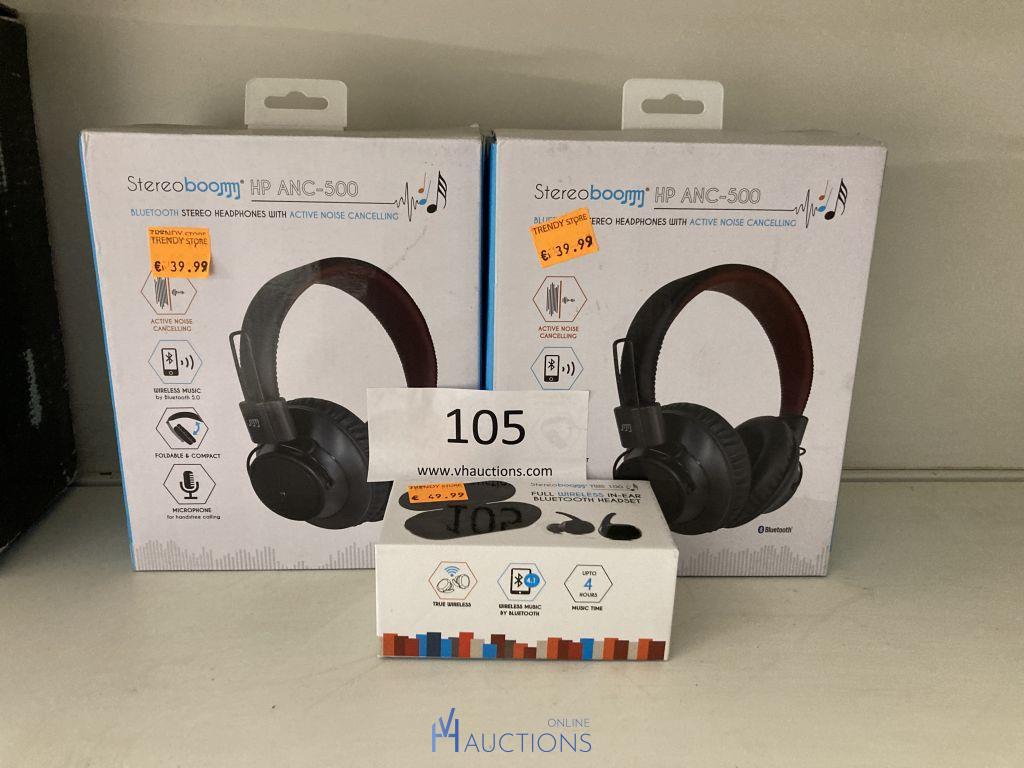 draadlozen headset en hoofdtelefoons STEREOBOOMM