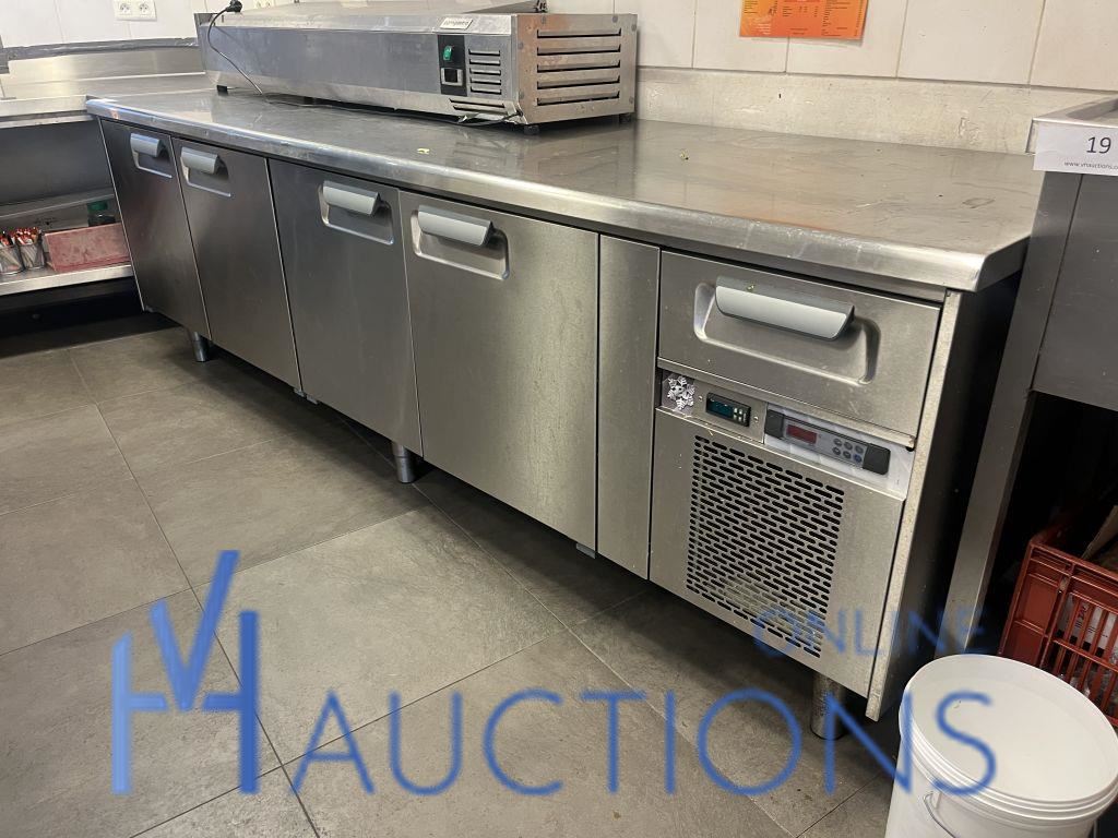 Rvs koelwerkbank – kavel bij VH Auctions