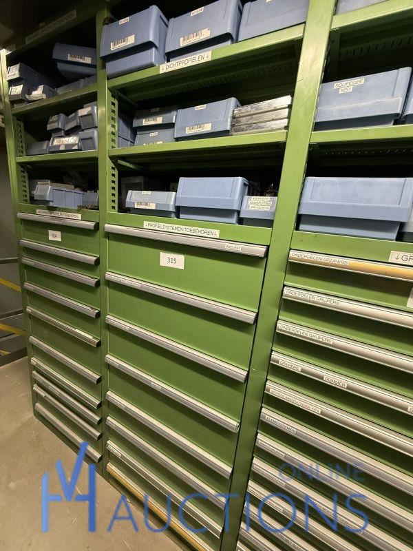 Partij profielbevestigingen, ankers en machinehandwielen – kavel bij VH Auctions, Belgium