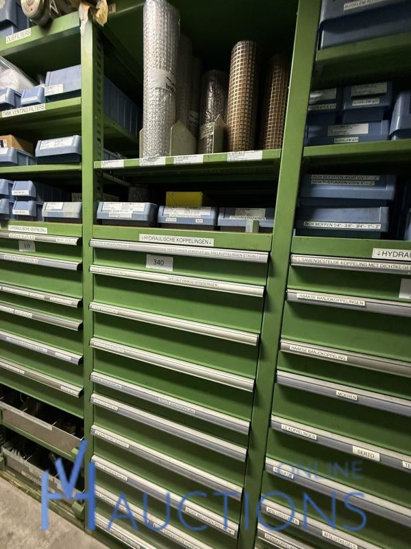 Partij hydraulische koppelingen en appendages – kavel bij VH Auctions, Belgium