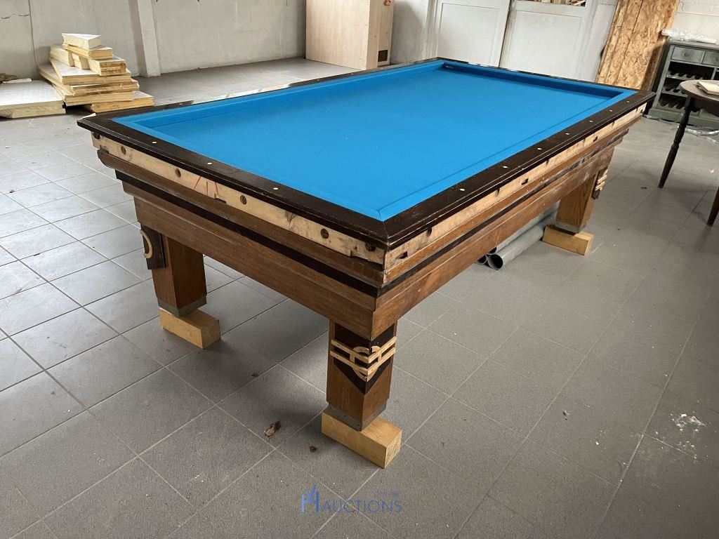 Carambolebiljart THISSEN-SLEGERS – kavel bij VH Auctions, Belgium