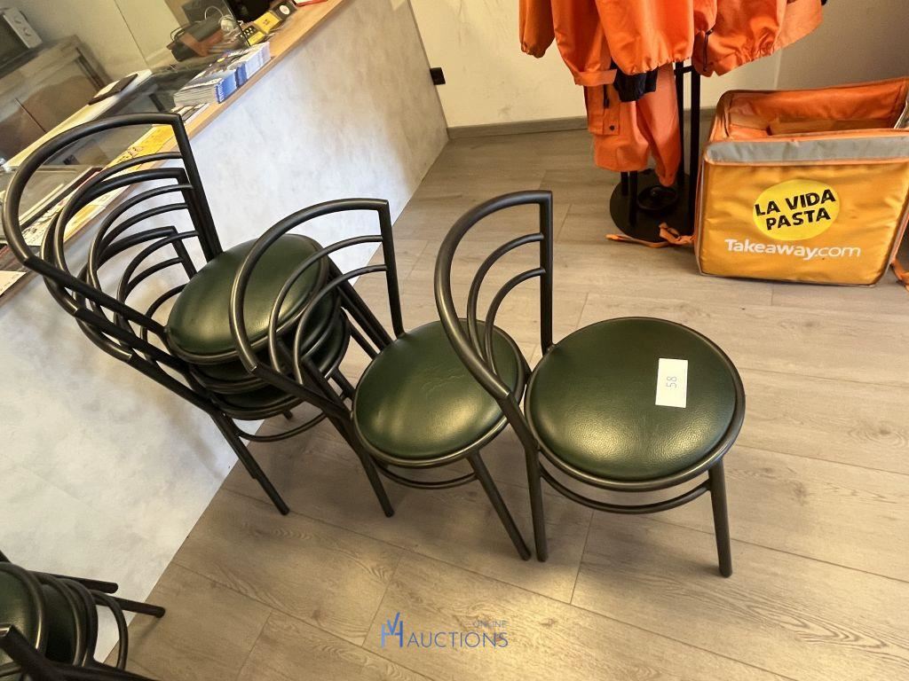 5 metalen horecastoelen – kavel bij VH Auctions, Belgium