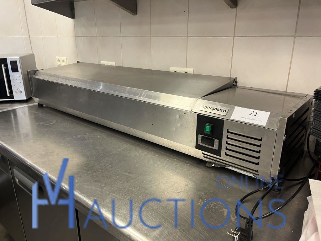 Rvs saladette GGMGASTRO – kavel bij VH Auctions