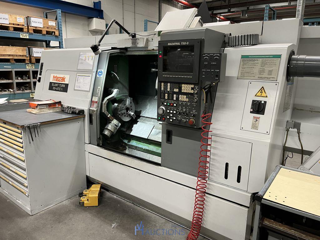 CNC-gestuurde draaibank MAZAK - 1989 – kavel bij VH Auctions, Belgium