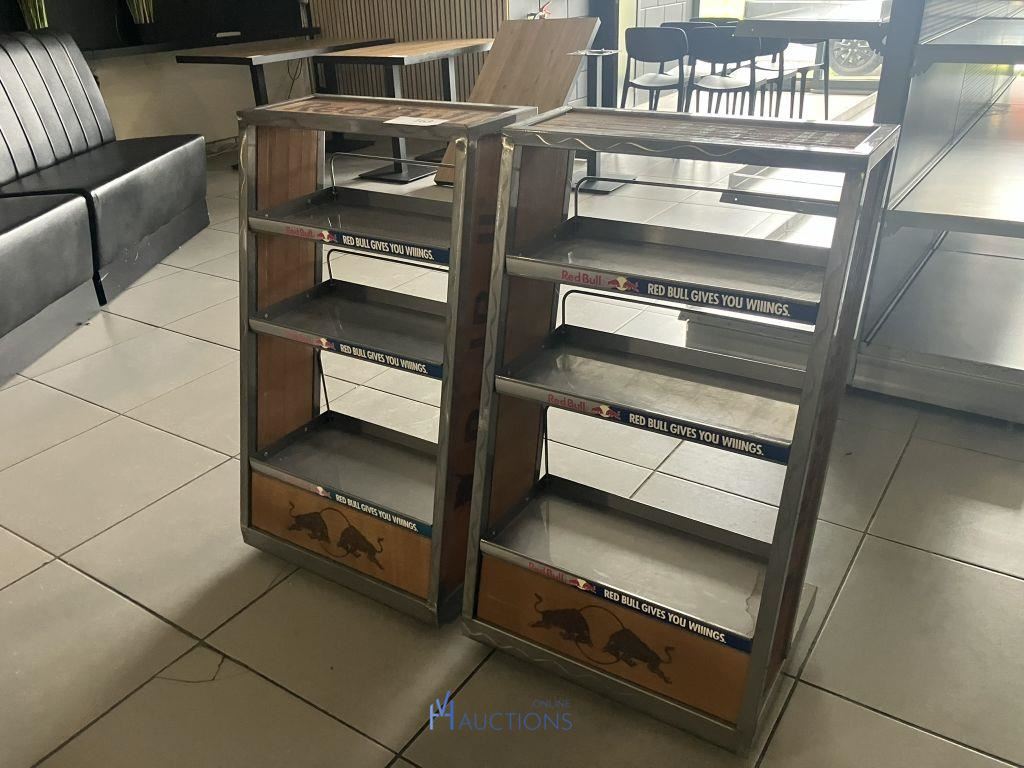 2 winkeldisplays RED BULL – kavel bij VH Auctions, Belgium