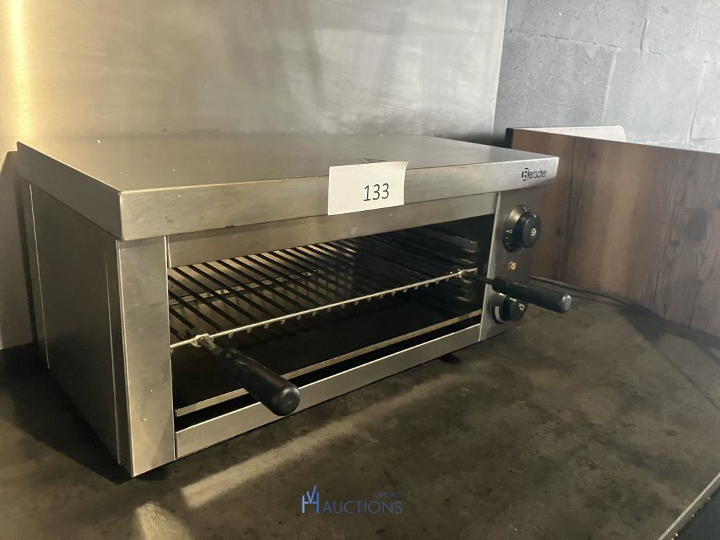 Rvs salamandergrill BARTSCHER – kavel bij VH Auctions, Belgium