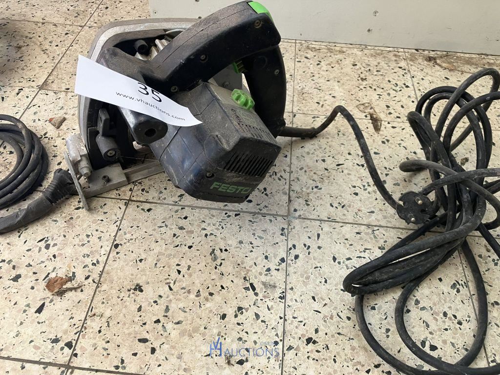 Cirkelzaagmachine FESTO – kavel bij VH Auctions, Belgium