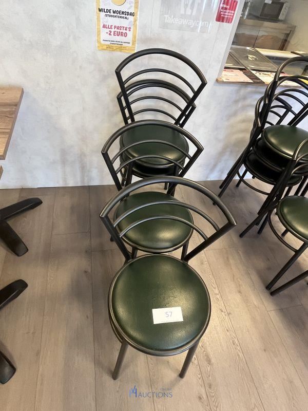 5 metalen horecastoelen – kavel bij VH Auctions, Belgium