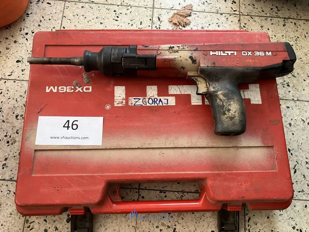 Kruitschiethamer HILTI DX 36 M – kavel bij VH Auctions, Belgium