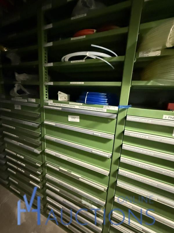 Partij pneumatische draaicilinders, grijpers en klemunits – kavel bij VH Auctions, Belgium