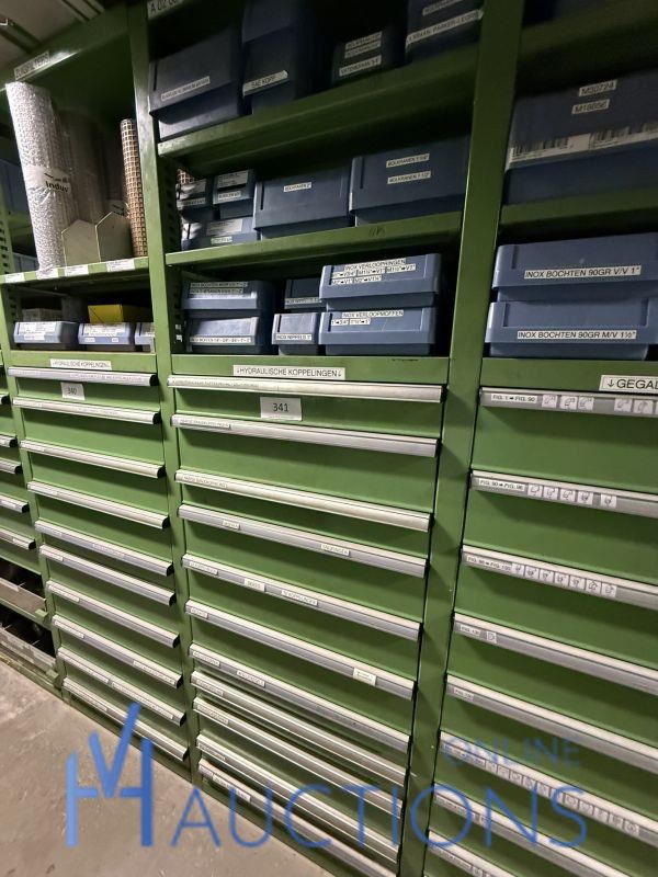 Partij hydraulische koppelingen en slangen – kavel bij VH Auctions, Belgium