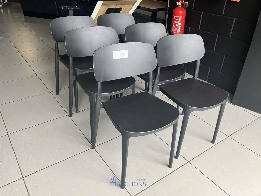 6 pvc stoelen HORECADEPOT – kavel bij VH Auctions, Belgium