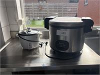 2 rijstkokers HENDI en PROLINE – kavel bij VH Auctions