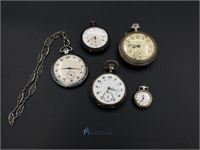 5 zakhorloges – kavel bij VH Auctions