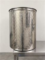 Inox vat 200 liter met deksel BROUWLAND – kavel bij VH Auctions