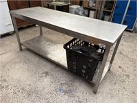 RVS werktafel – kavel bij VH Auctions