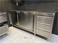 Rvs werktafel – kavel bij VH Auctions