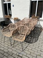 10 terrasstoelen – kavel bij VH Auctions