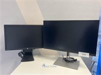 2 monitoren HP – kavel bij VH Auctions