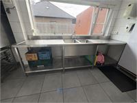 RVS wastafel – kavel bij VH Auctions