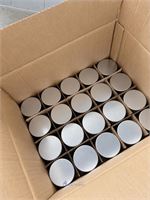 Ronde metalen potjes met vensterdeksel – 100 ml TINEWARE DIRECT – kavel bij VH Auctions