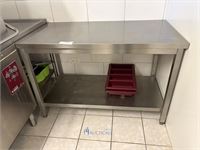RVS werktafel – kavel bij VH Auctions