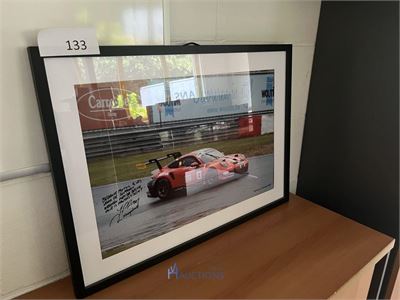 Gesigneerd fotokader 24 HOURS OF ZOLDER 2023 – kavel bij VH Auctions