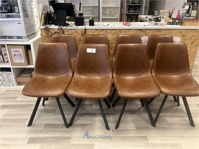 8 stoelen – kavel bij VH Auctions