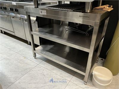 Rvs werktafel – kavel bij VH Auctions