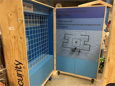 Verrijdbare beursstand HP – kavel bij VH Auctions