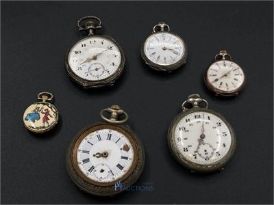 6 zakhorloges – kavel bij VH Auctions