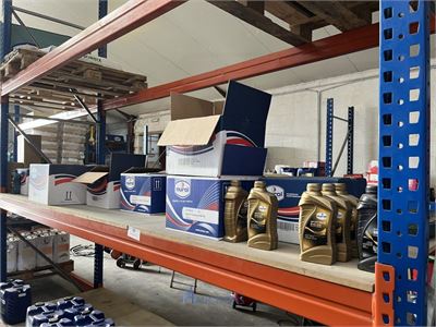 Partij diverse motor- en transmissieolie EUROL / MOTUL – kavel bij VH Auctions
