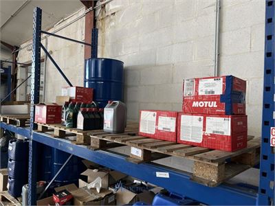 2 palletten diverse vloeistoffen MOTUL / EUROL – kavel bij VH Auctions