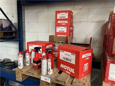 Partij reinigings- en car care producten MOTUL – kavel bij VH Auctions