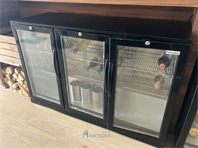 3-deurs drankenkoeler PROMOLINE – kavel bij VH Auctions