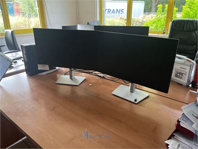 2 monitors DELL – kavel bij VH Auctions
