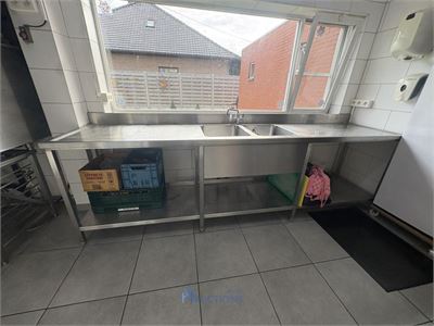 RVS wastafel – kavel bij VH Auctions