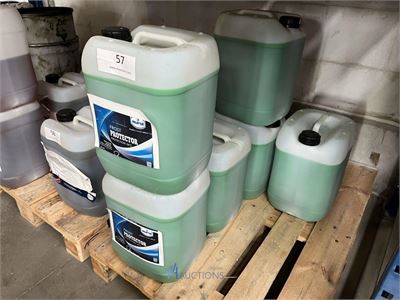 6 bidons antivries EUROL FROST PROTECTOR – kavel bij VH Auctions