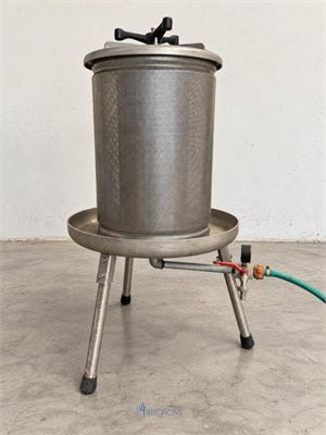 Inox hydropers / fruitpers op waterdruk BMS – kavel bij VH Auctions