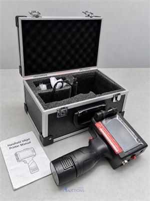 Handheld inkjetprinter met transportkoffer – kavel bij VH Auctions