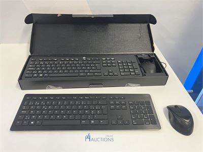 2 toetsenborden en 2 muizen HP – kavel bij VH Auctions