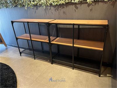 3 metalen presentatierekken – kavel bij VH Auctions
