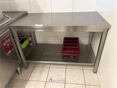 RVS werktafel – kavel bij VH Auctions
