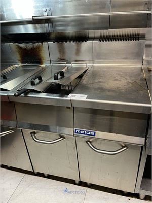 Dubbele friteuse METOS – kavel bij VH Auctions
