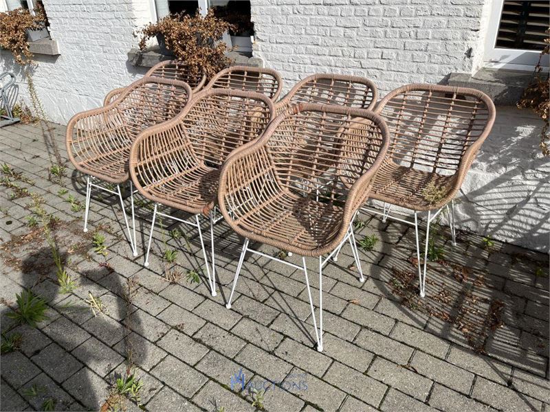 6 terrasstoelen – kavel bij VH Auctions