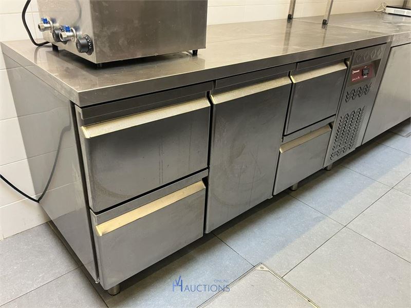 Rvs koelwerkbank DIAMOND – kavel bij VH Auctions