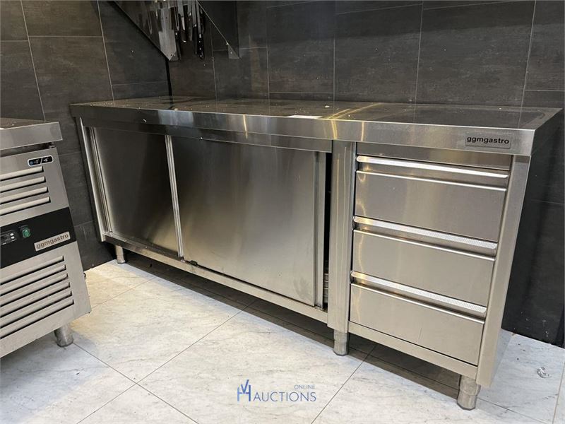 Rvs werktafel – kavel bij VH Auctions